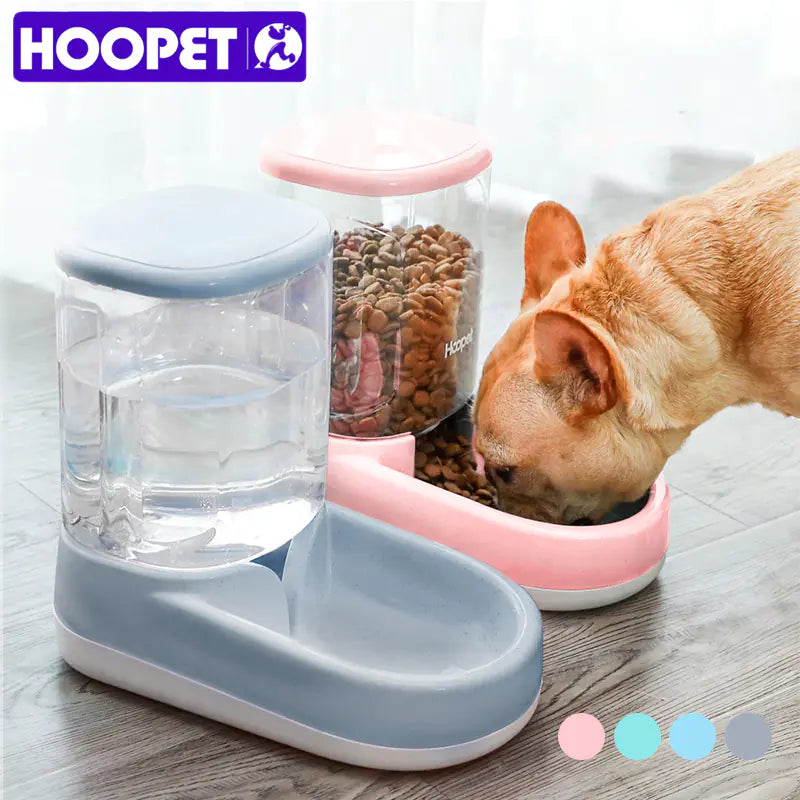 Dispensador de Água Portátil e Tigela para Alimentação de cães e gatos