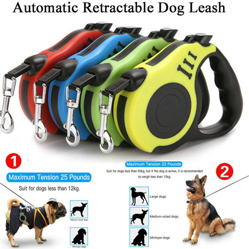 Trela Retrátil Automática para Cão